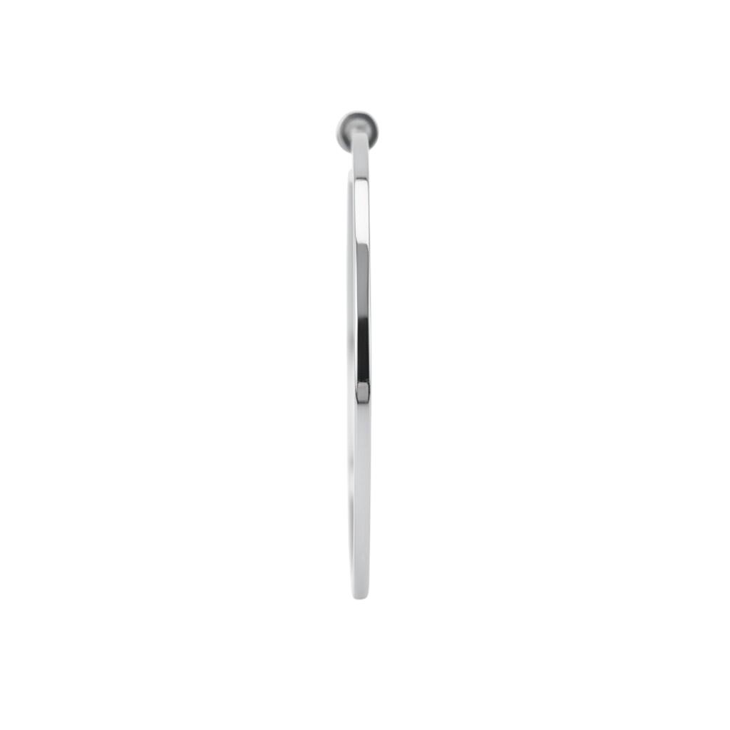 Olympia hoop, Ø4,3 cm - sølvfarvet